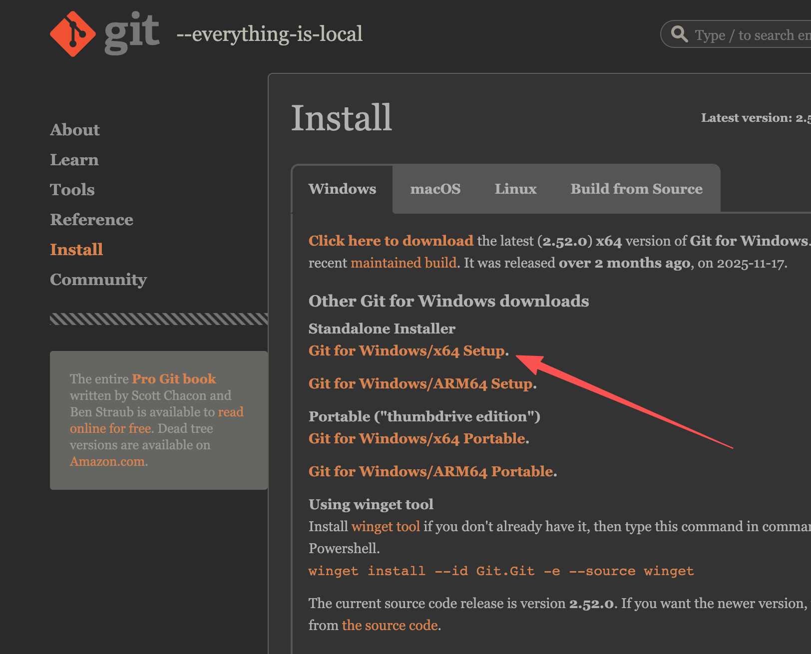 下载 Git for Windows